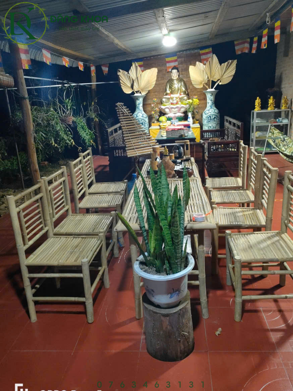 Địa Chỉ Cung Cấp Bàn Ghế Mây Tre Cho Quán Cafe Sân Vườn Khu Vực Gò Vấp