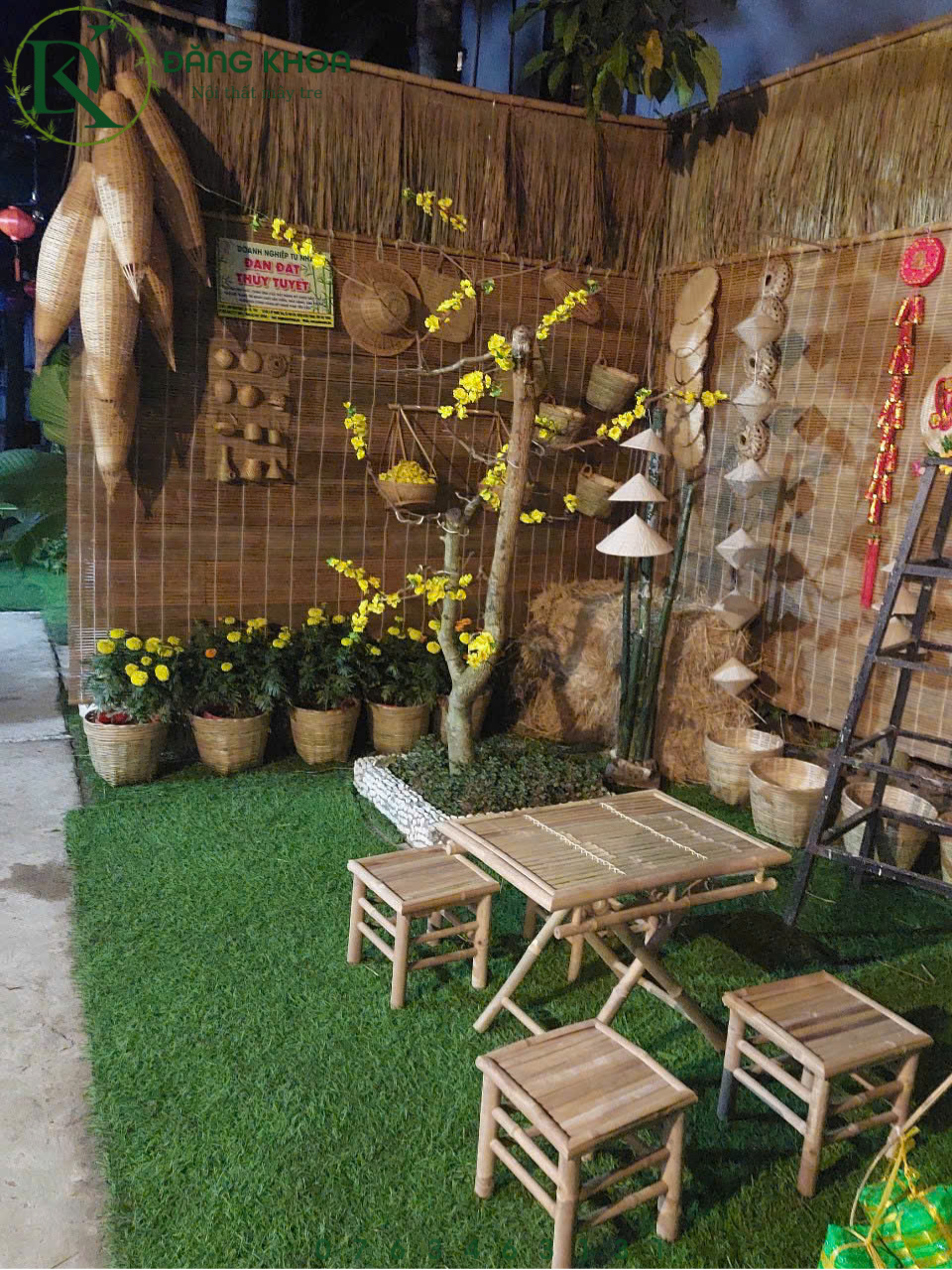 Địa Chỉ Cung Cấp Đồ Decor Bằng Mây Tre Cho Các Nhà Hàng Sân Vườn