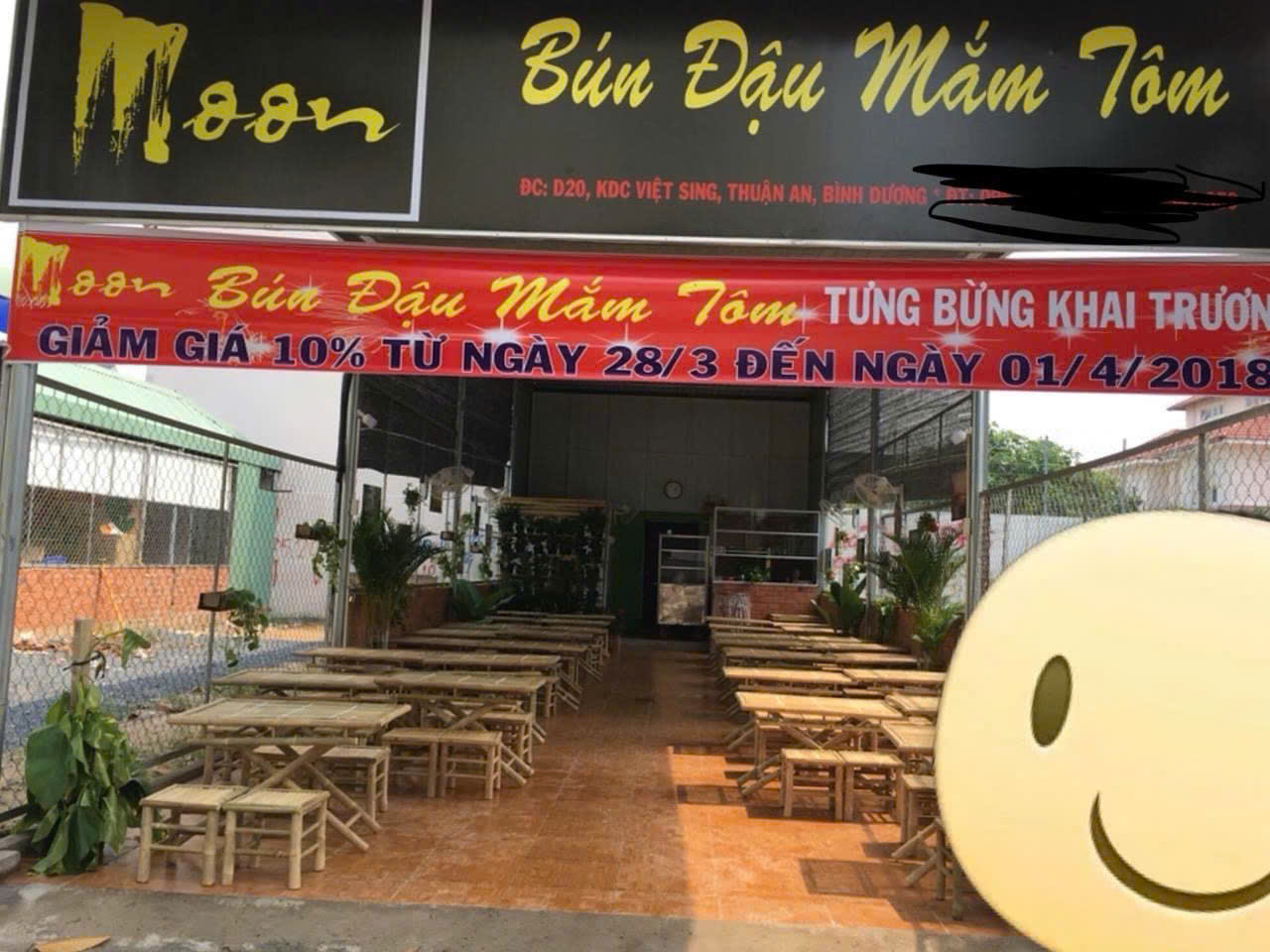 BỘ BÀN GHẾ TRE QUÁN ĂN 02