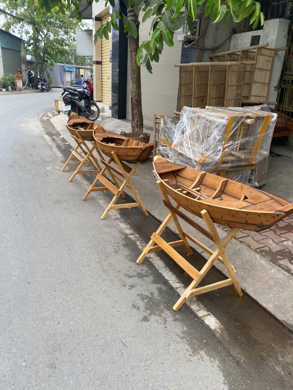 THUYỀN GỖ TRANG TRÍ