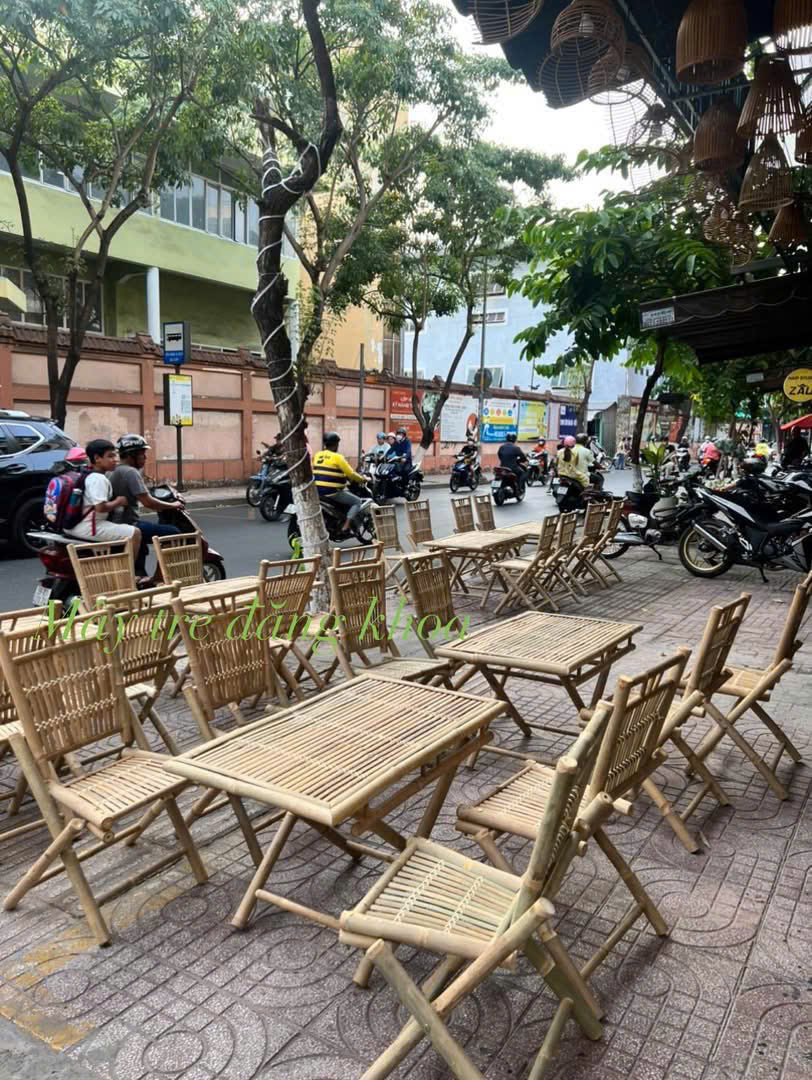 BÀN TRE XẾP GHẾ TỰA XẾP QUÁN ĂN BÚN ĐẬU,BÁNH CANH ,QUÁN ỐC,..