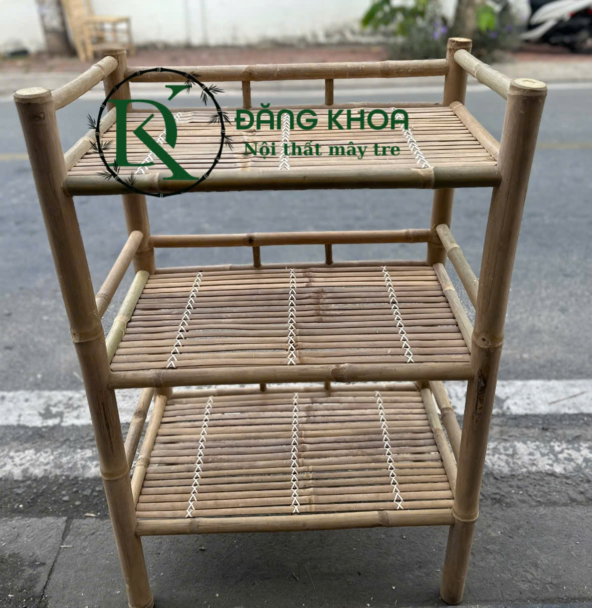 KỆ TRE 3 TẦNG