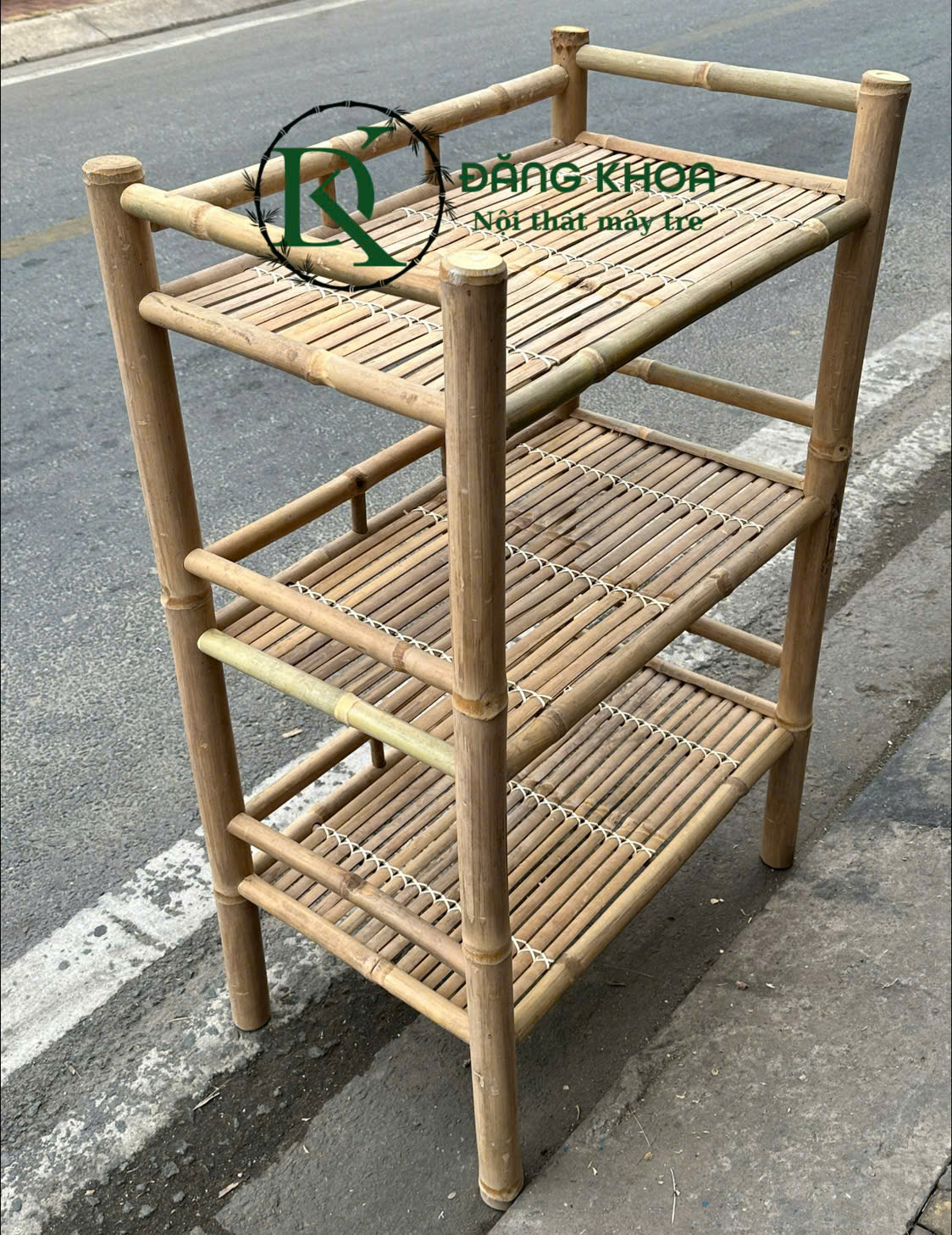 KỆ TRE 3 TẦNG