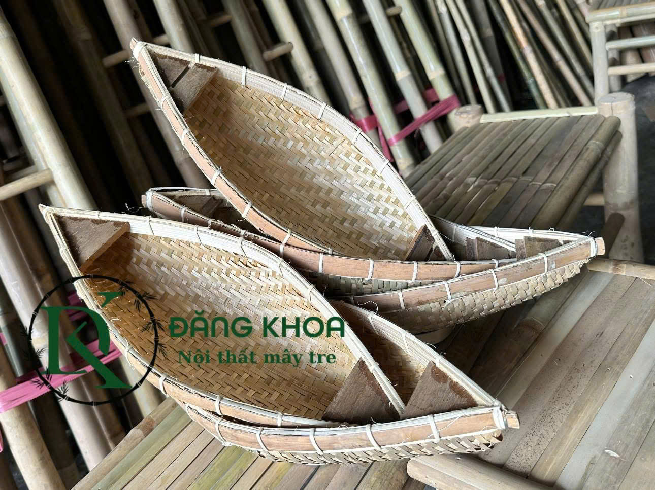 THUYỀN TRE DECOR BÁNH KẸO ,HOA TƯƠI,TRÁI CÂY,..