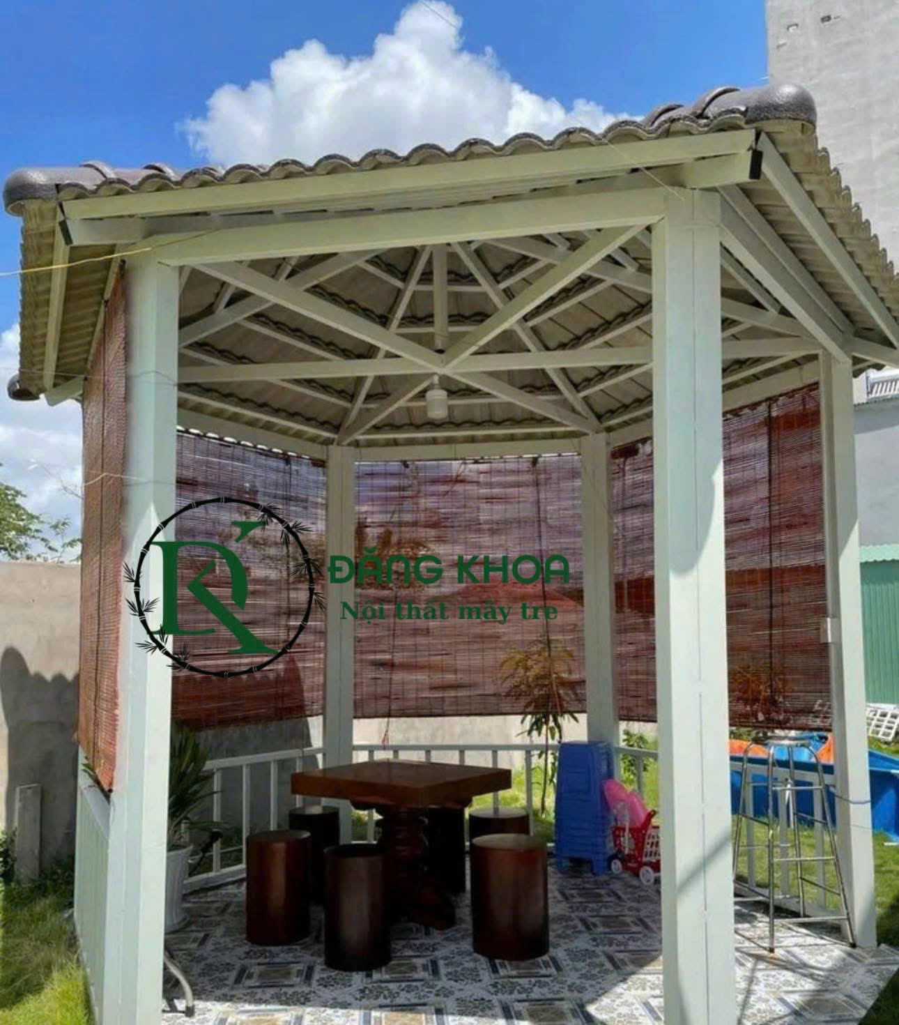 MÀNH SÁO TRE TRÚC CHE NĂNG MƯA