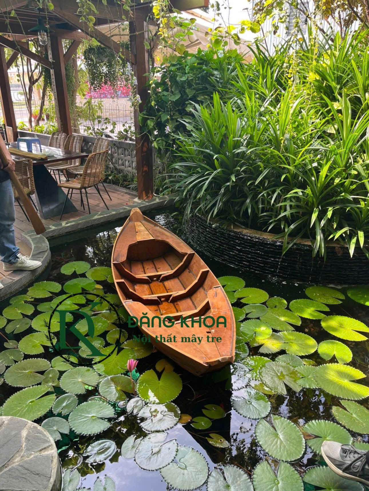 THUYỀN GỖ DECOR 2M5 X 70CM